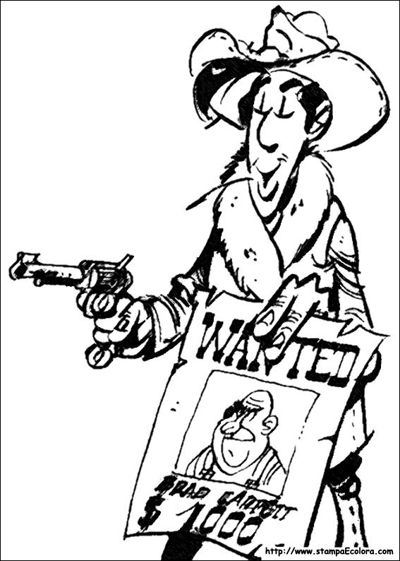 Disegni Lucky Luke